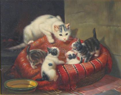 UNKNOWN ARTIST 20th c CAT 4d923