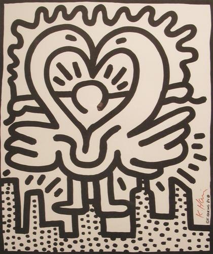 KEITH HARING american 1958 1990  4d933