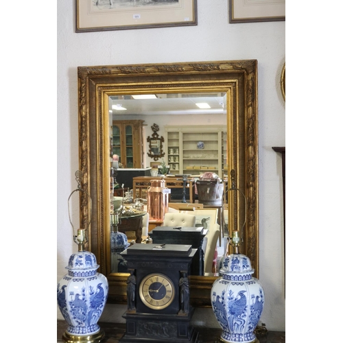 Antique style bevelled glass mirror,