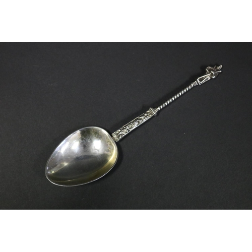 Antique Dutch silver apostle spoon  308207