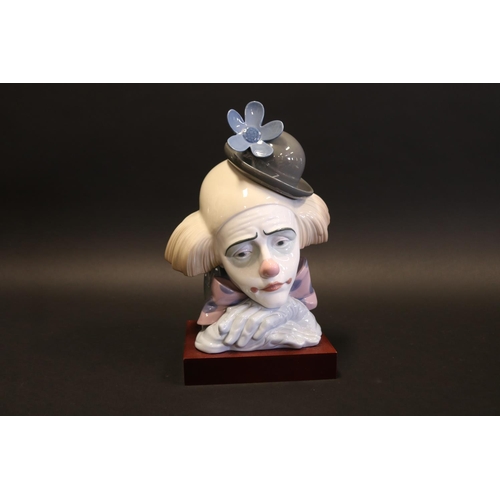 Lladro clown porcelain head with 308215