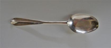 Silver tablespoon    william cowell,