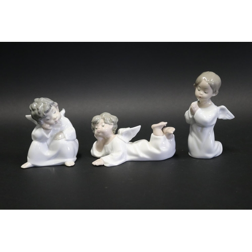 Lladro porcelain figures of young angels