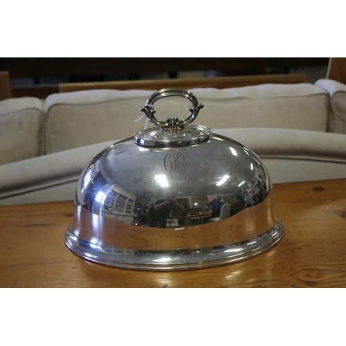 Silver plate meat dome approx 308261