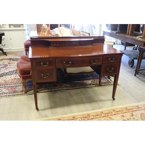 Antique Edwardian inlaid mahogany