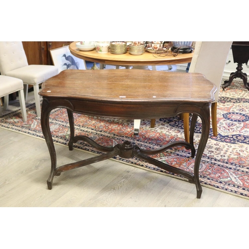 French center table, single drawer to