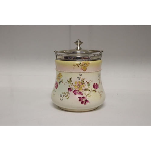 Carlton ware biscuit barrel with