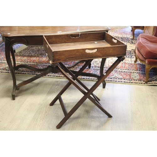 Antique Georgian butlers tray table