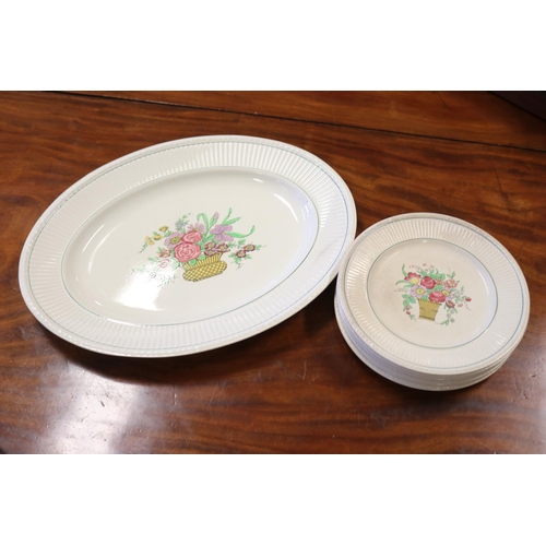 Wedgwood Belmar plates and platter  30827a