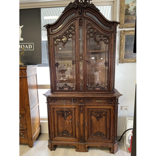 Antique French carved oak Louis 308295