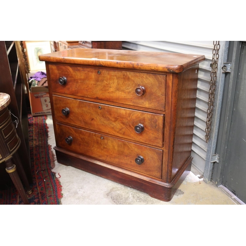 Antique Australian cedar three drawer