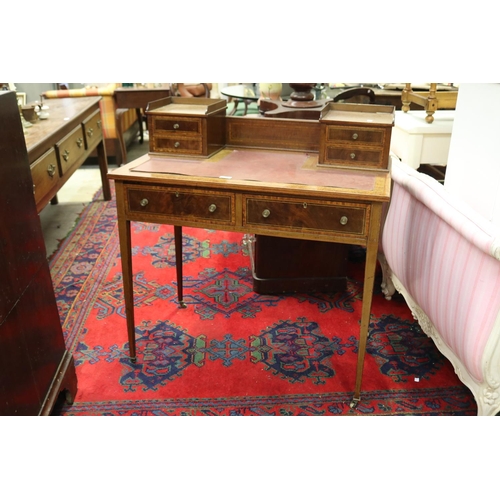 Antique Edwardian inlaid ladies desk,