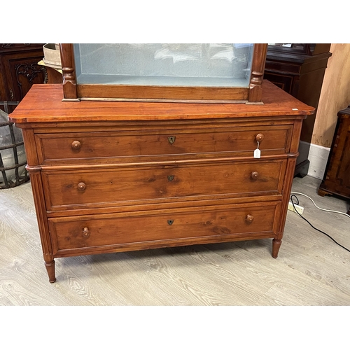 Antique French cherrywood & oak