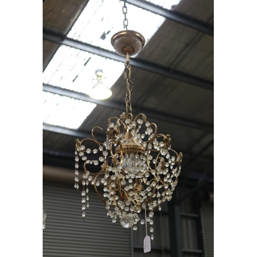 Venetian basket chandelier applied 30837b