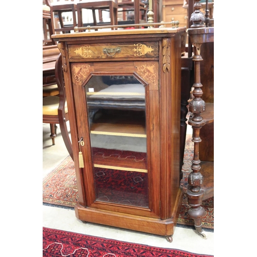 Antique late Victorian inlaid figured