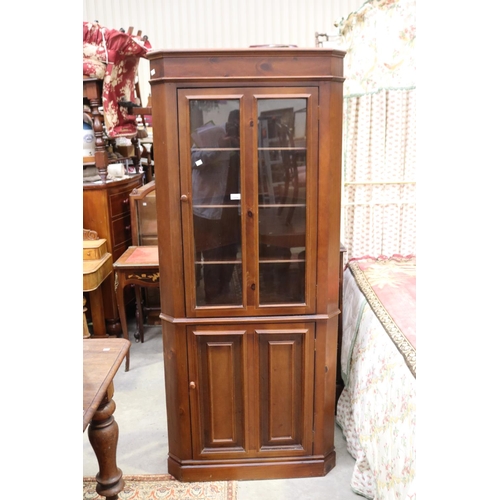 Corner display cabinet approx 30838a