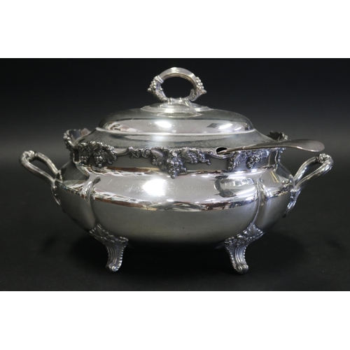 Antique EPBM silver plated soup tureen