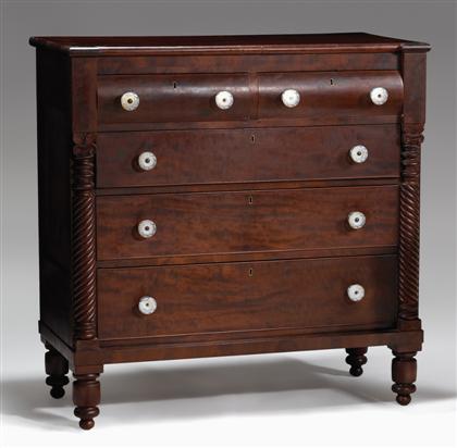 Classical style mahogany chest 4d9f8