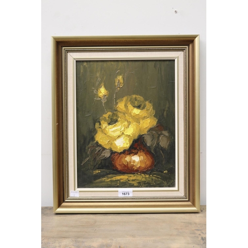 H Archer still life oil on board  3083e3