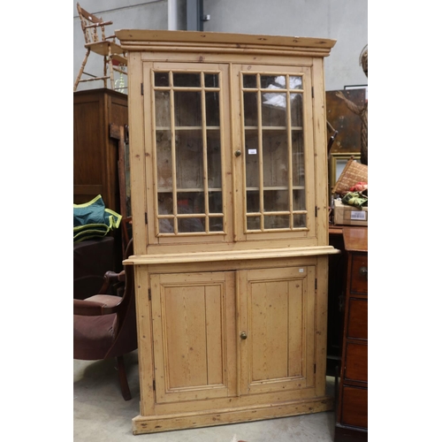 Antique English pine two height