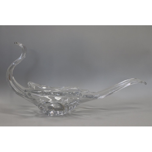 Vintage French art glass splash centre