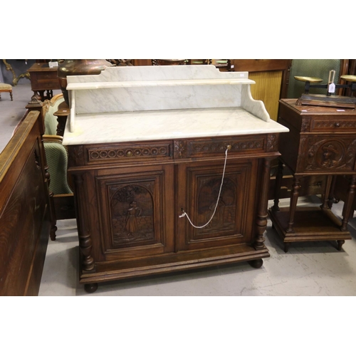 Antique French Brittany wash cabinet