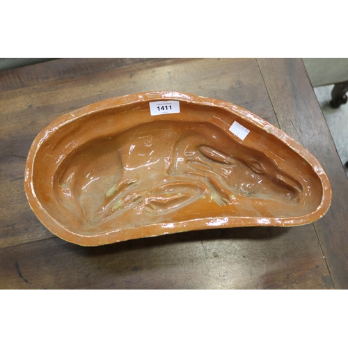 Antique French stoneware mould,