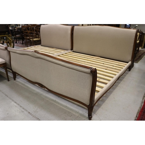 French Louis XV style king size sleigh