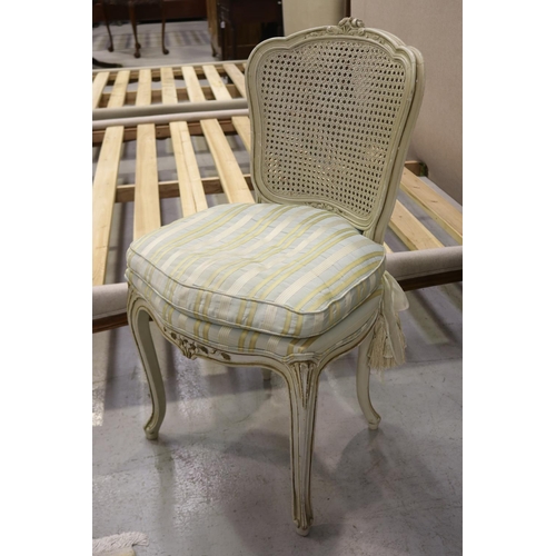 Painted French style bedroom chair