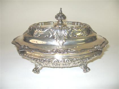 Sterling silver covered vegetable dish