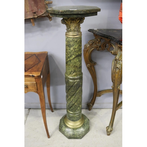 French style green marble jardiniere 308591