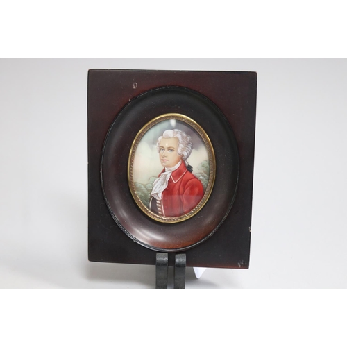 French oval portrait miniature 3085d1