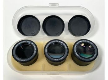 A set of three Japanese 35mm microscopic 305ed2