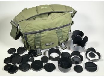 A large assembled lot of lens hoods 305f2a