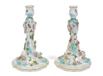 A pair of antique Meissen porcelain 305f65