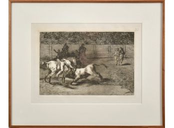 A Francisco de Goya etching from La