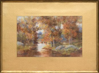 A vintage Louis K. Harlow pastel