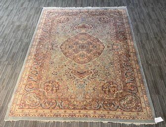 Vintage Oriental area rug with