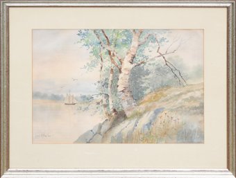 A vintage Louis K Harlow watercolor 3060e5