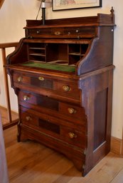 Antique walnut ladies desk, with