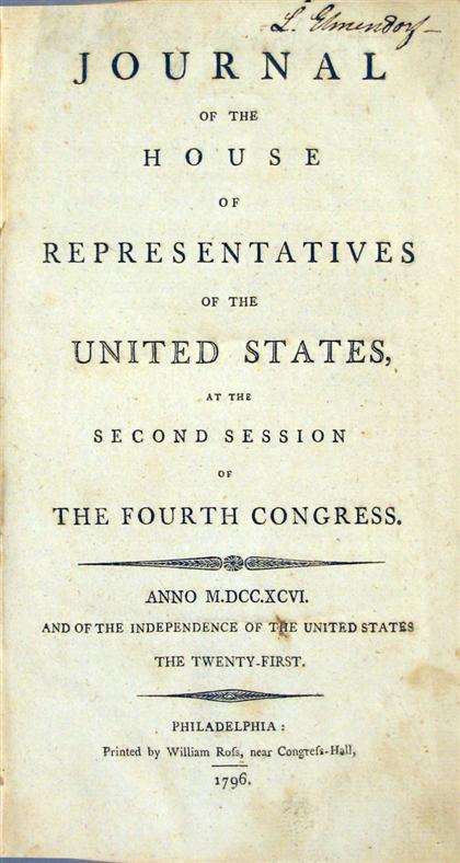 9 vols.   United States Congress - Journals