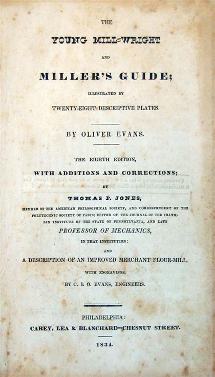1 vol.   Evans, Oliver. The Young