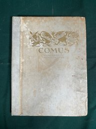 “Comus” illustrated and signed