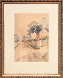 A vintage Louis K Harlow watercolor 306248