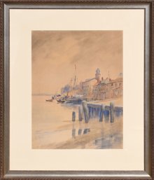 A vintage Louis K Harlow watercolor 3062c5