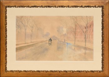 A vintage Louis K Harlow watercolor 3062d6