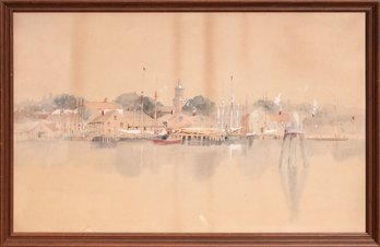 A vintage Louis K Harlow watercolor 3062e8