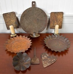 Antique iron and tin Including  306303