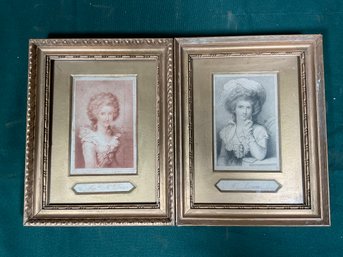Two antique Richard Cosway engravings,