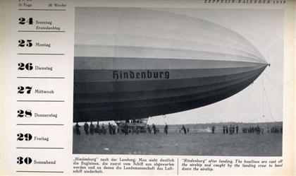 1 vol.  Zeppelin Kalendar 1938.